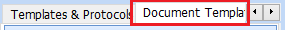 Document Templates Tab-1