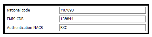 EMIS ODS Codes-1