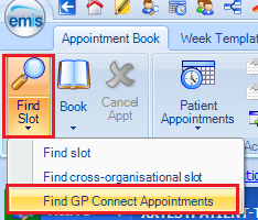 Find GP Connect Appointments