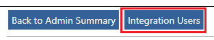 Integration Users