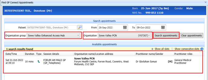 Sowe Valley GP Appointments